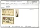 Karteikarte zum Syntyp von Lagena grinzingensis Karrer, 1877